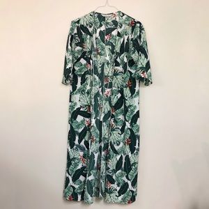 Rachel Zoe Palm Print Duster